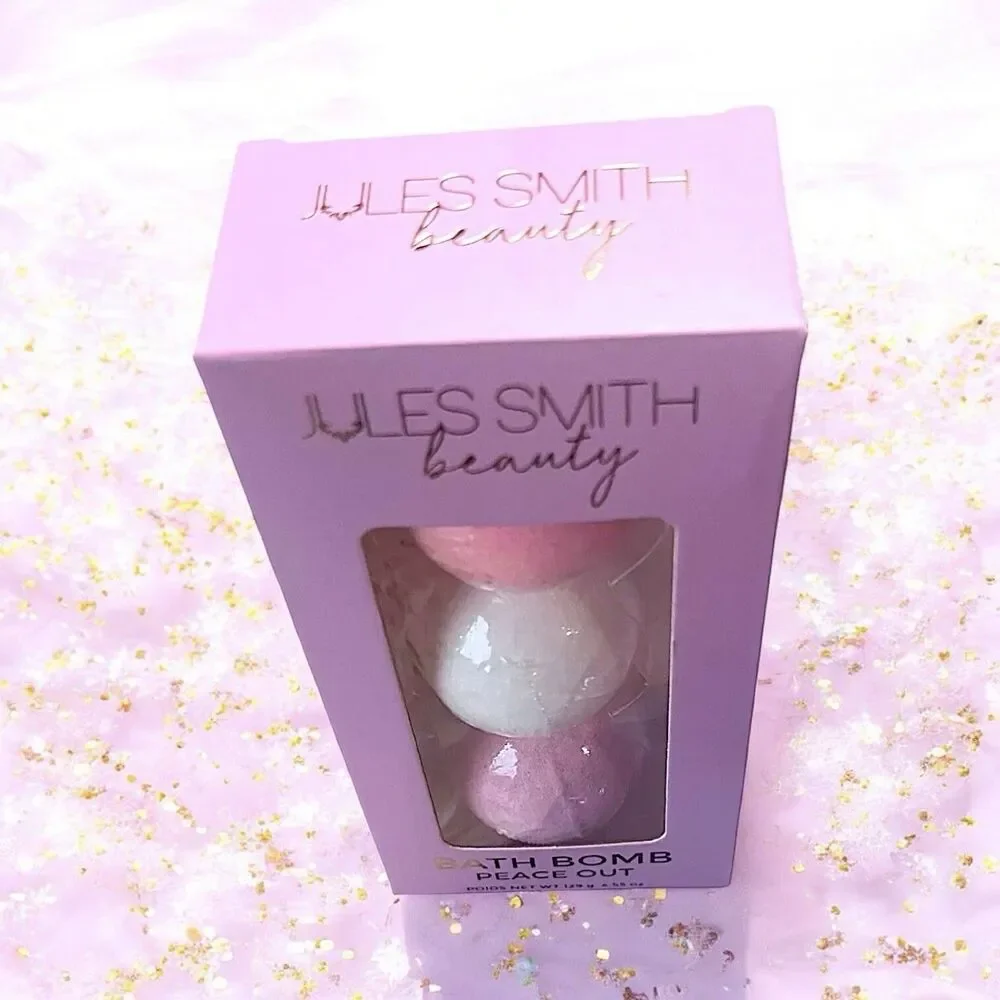 Jules Smith Bath Bomb Trio in Peace Out 129 g 4.55 oz New In Box